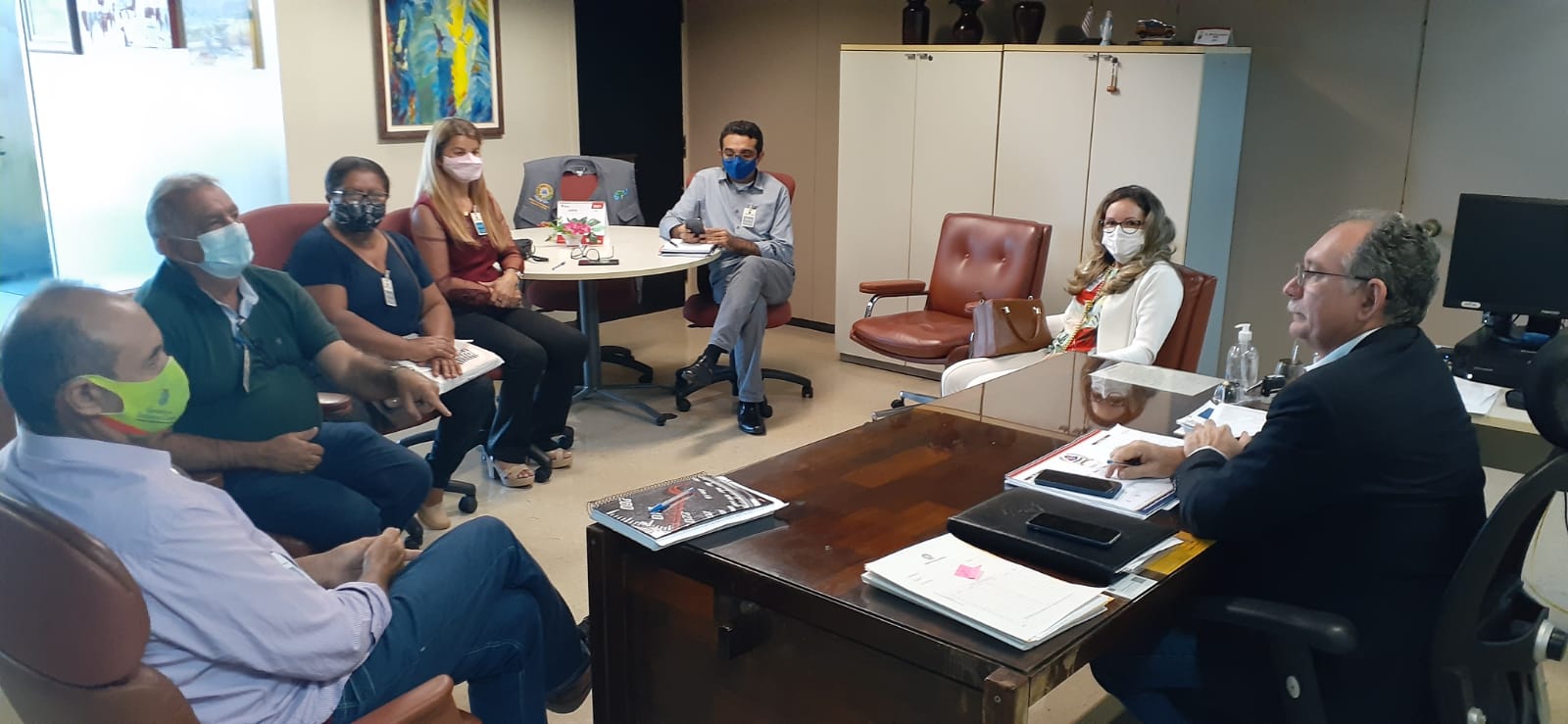 Idace faz reunião com a Superintendência do Patrimônio da União para tratar de regularização de imóvel no Crato-CE.