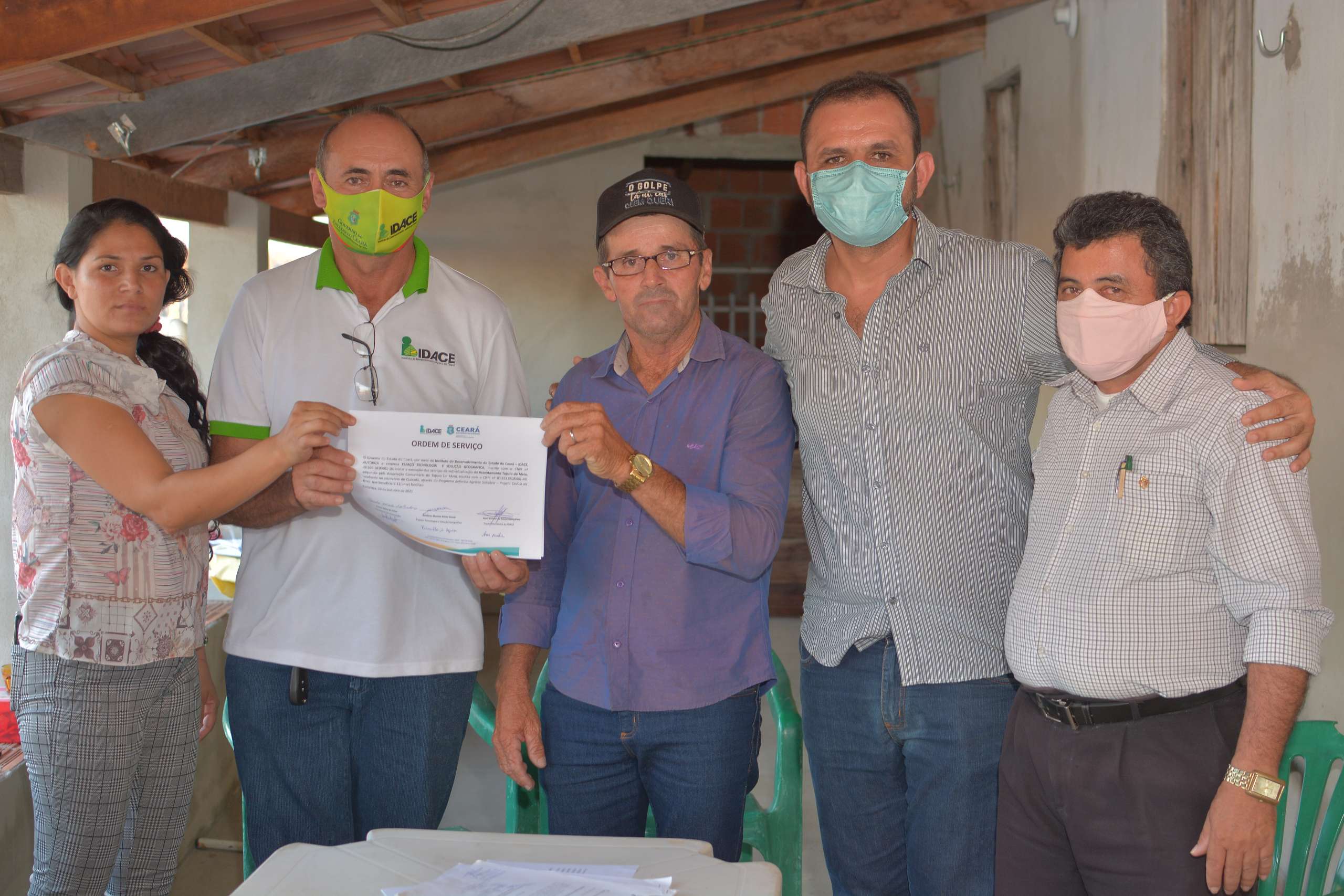 Idace inicia individualização de glebas em Tapuio do Meio, em Quixadá