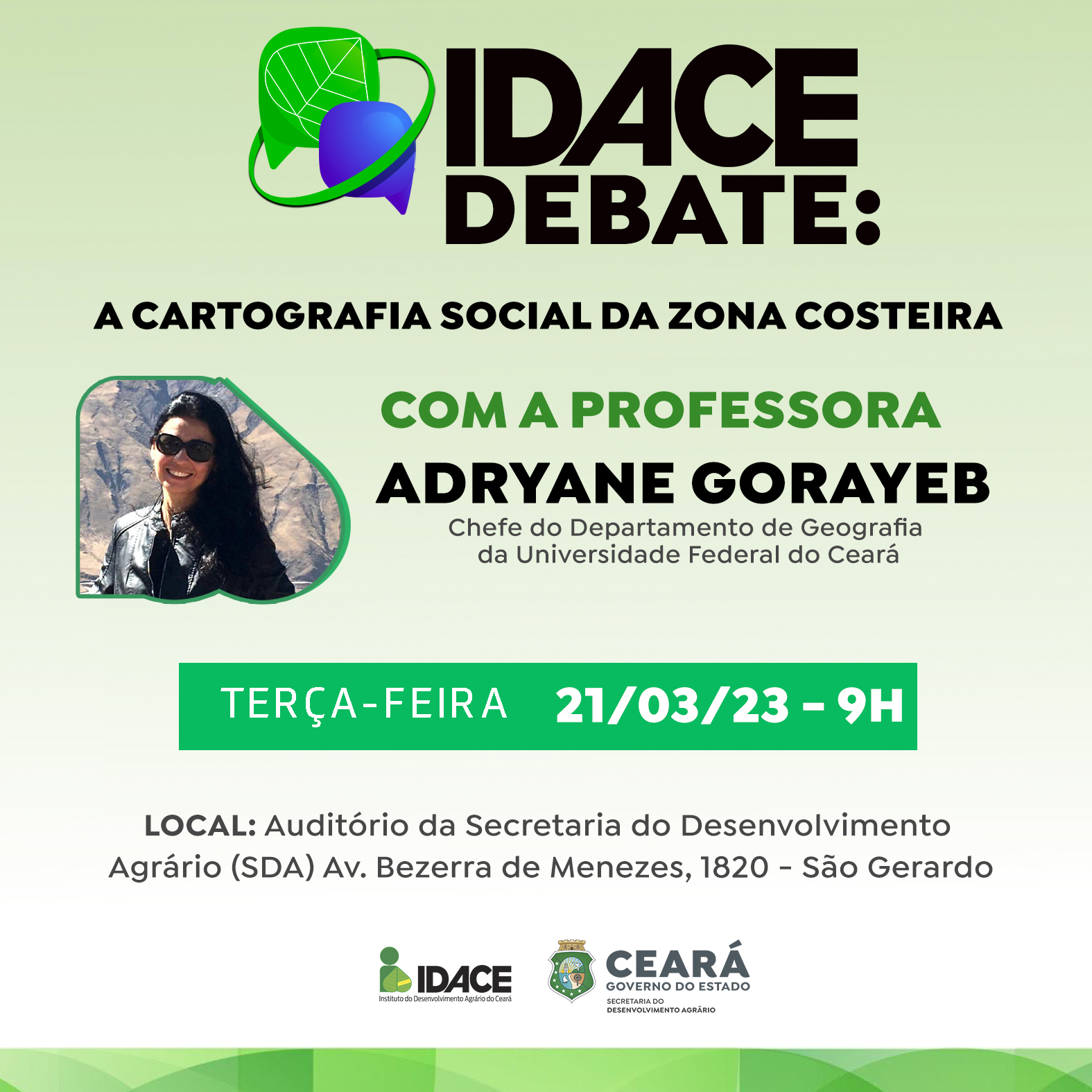 A Cartografia Social da Zona Costeira do Ceará é tema do 1º programa IDACE DEBATE
