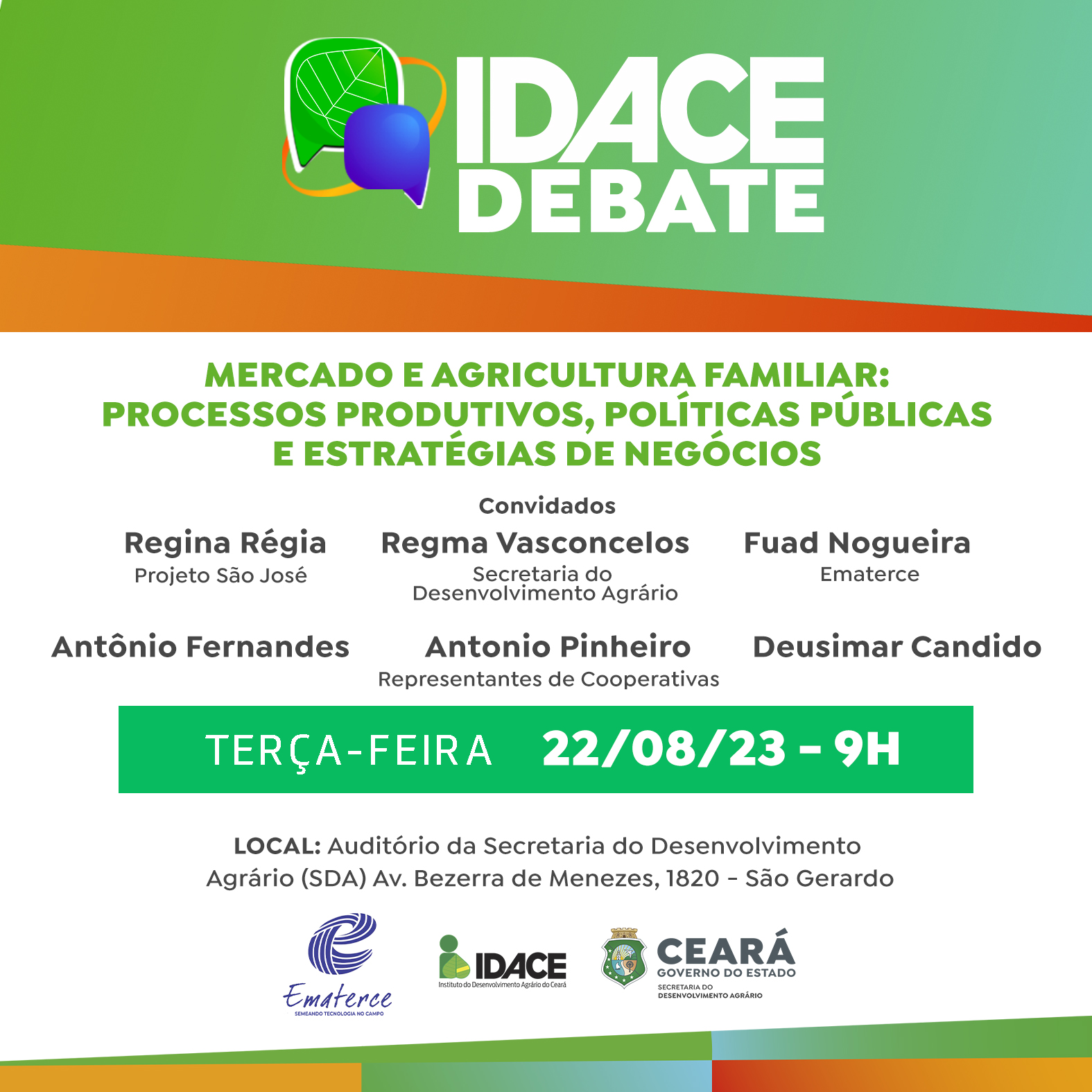 5º Idace Debate será na próxima terça-feira com análise dos processos produtivos