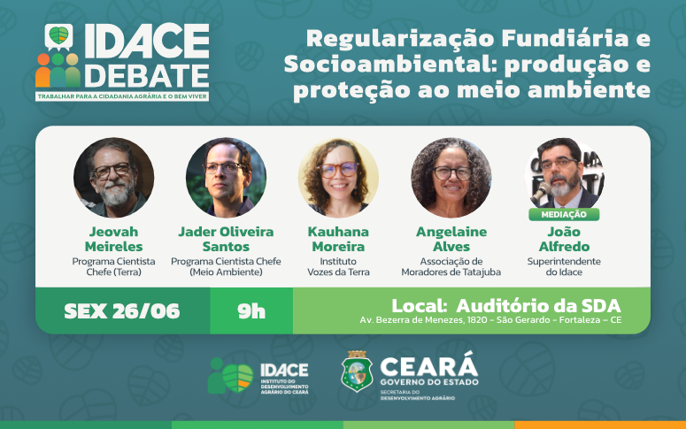 Idace Debate de junho destaca proteção ao meio ambiente